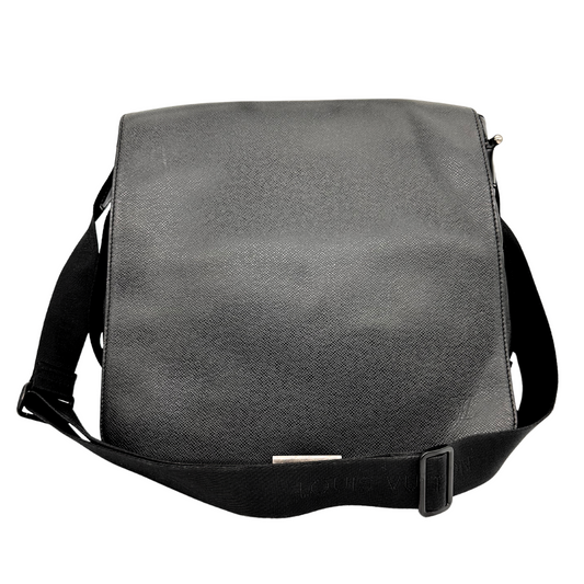 Louis Vuitton Sort Taiga Viktor Messenger Bag til mænd