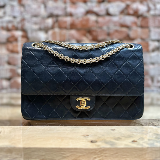 Vintage Chanel Bijoux-kedja med dubbel klaff (Medium)